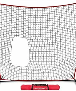 PowerNet 7x7 Ft Pitch-Thru Protection Screen For Softball 49 Sqft Barrier PITCHING PROTECTION SCREENS