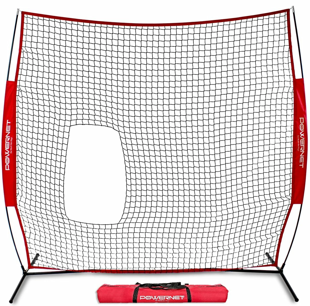 PowerNet 7x7 Ft Pitch-Thru Protection Screen For Softball 49 Sqft Barrier PITCHING PROTECTION SCREENS 1 PowerNet 7x7 Ft Pitch-Thru Protection Screen For Softball 49 Sqft Barrier PITCHING PROTECTION SCREENS