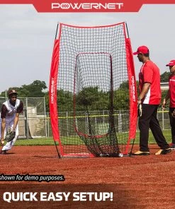 PowerNet I-Screen W/ Frame + Infielder Net Bundle