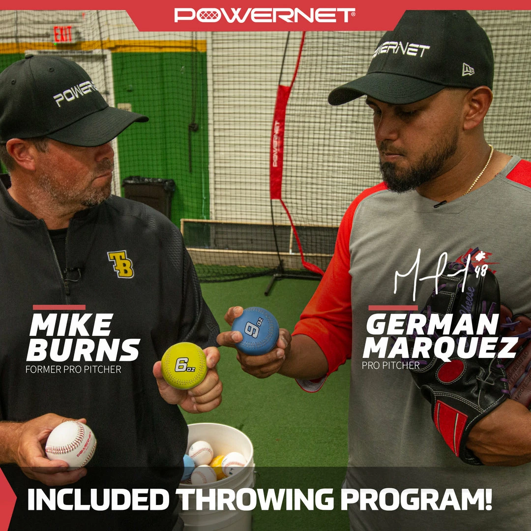 PowerNet Weighted Baseball Bundles | Heavy Training Balls For Pitching And Throwing 4 PowerNet Weighted Baseball Bundles | Heavy Training Balls For Pitching And Throwing