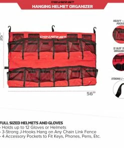 PowerNet PowerPro Hanging Helmet Organizer Bag Dugout Organization