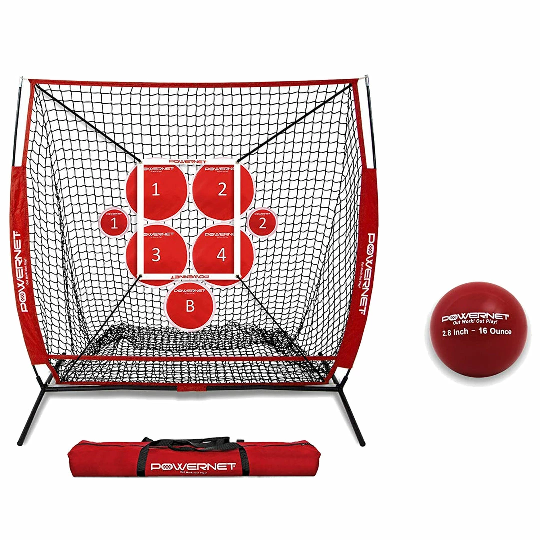 PowerNet HITTING NETS 5x5 Ultimate Pitching Bundle 1 PowerNet HITTING NETS 5x5 Ultimate Pitching Bundle