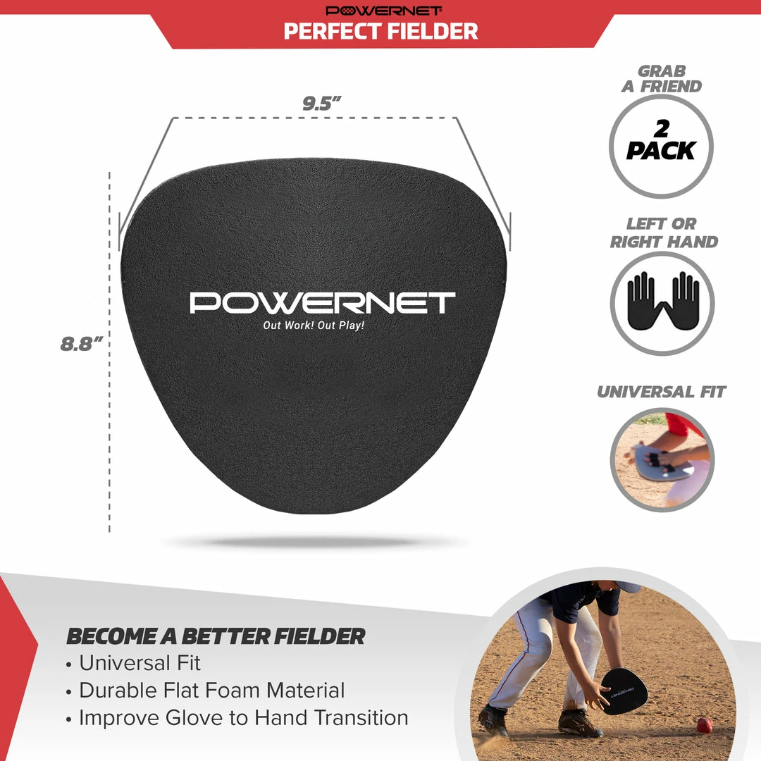 PowerNet TRAINING AIDS Perfect Fielder 2-Pack 2 PowerNet TRAINING AIDS Perfect Fielder 2-Pack