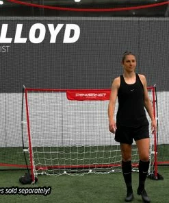 PowerNet 6x4 Ft Soccer Goal | Lightweight Frame Ultra Portable | Included Sandbag