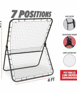 PowerNet Baseball And Softball Adjustable Pitch-Back Rebounder