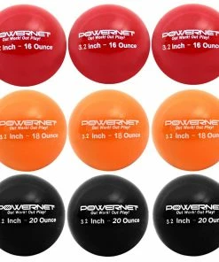PowerNet 3.2" Weighted Hitting Batting Progressive Training Balls LITE (9 Pack) WEIGHTED / TRAINING BALLS