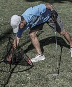 PowerNet 3 Piece Golf Chipping Net + 16 Pk Foam Practice Golf Balls