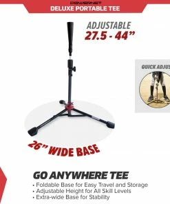 PowerNet Baseball Softball Adjustable Batting Tee | 2 Styles