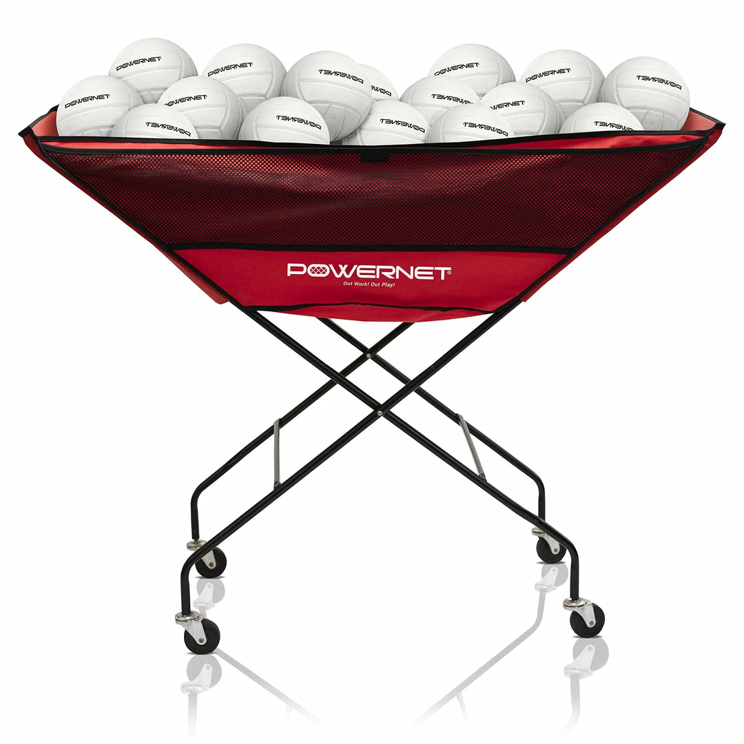 PowerNet Volleyball Wheeled Cart 1 PowerNet Volleyball Wheeled Cart