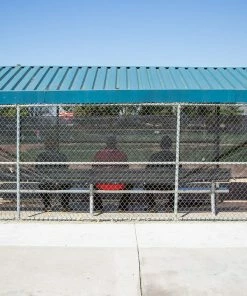 PowerNet Fence Shade Net Cover | Portable Baseball Softball Dugout Sun Screen | 18.75 FT X 7 FT