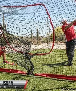 PowerNet HITTING NETS 8x8 XLP PRO Net | One Piece Frame