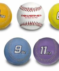 PowerNet Weighted Baseball Bundles | Heavy Training Balls For Pitching And Throwing | Build Strength And Create Better Arm Action | Throw Harder With More Accuracy WEIGHTED / TRAINING BALLS