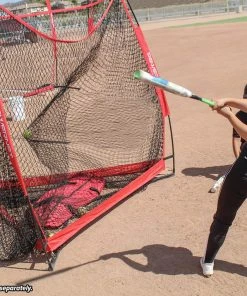 PowerNet HITTING NETS Triple Threat Baseball Training Net 3 Way 7' X 7' Batting For Baseball Softball