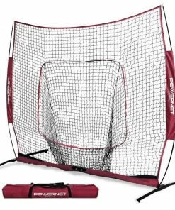 PowerNet HITTING NETS 8x8 XLP PRO Net | One Piece Frame