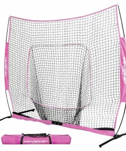 PowerNet HITTING NETS 8x8 XLP PRO Net | One Piece Frame