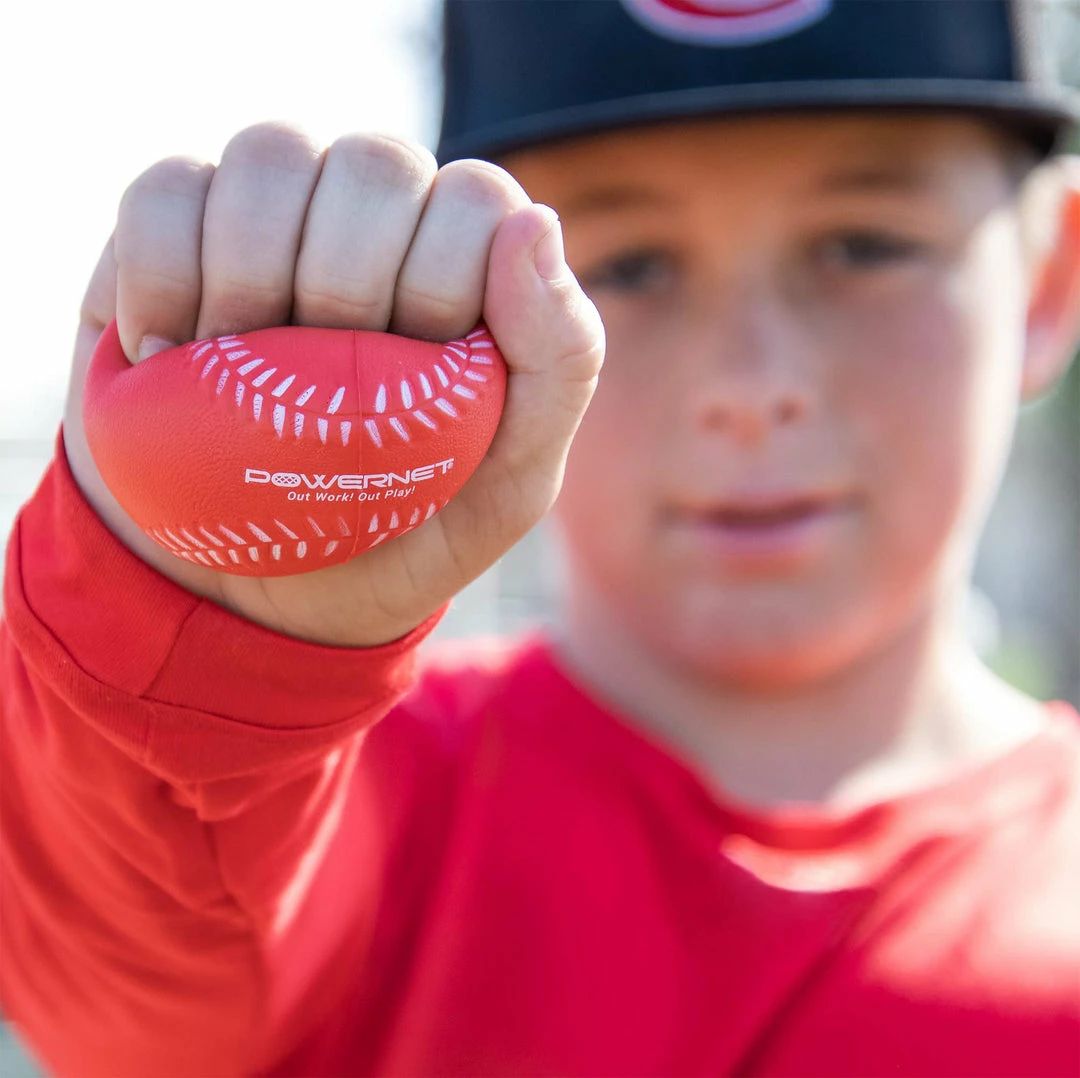 PowerNet Foam-Tech Utility Training Balls | Baseball Size | Dent-Proof TRAINING AIDS 5 PowerNet Foam-Tech Utility Training Balls | Baseball Size | Dent-Proof TRAINING AIDS