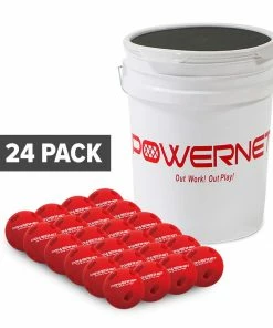 PowerNet Practice Balls Crushers & Padded Bucket Bundle