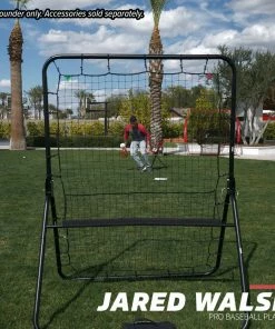 PowerNet Baseball And Softball Adjustable Pitch-Back Rebounder