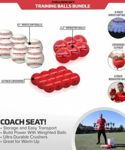 PowerNet Softball Training Ball Bundle