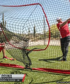 PowerNet HITTING NETS 8x8 XLP PRO Net | One Piece Frame