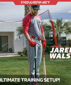 PowerNet 5x5 Practice Net Deluxe Tee Strike Zone Weighted Training Ball Bundle 31 PowerNet 5x5 Practice Net Deluxe Tee Strike Zone Weighted Training Ball Bundle