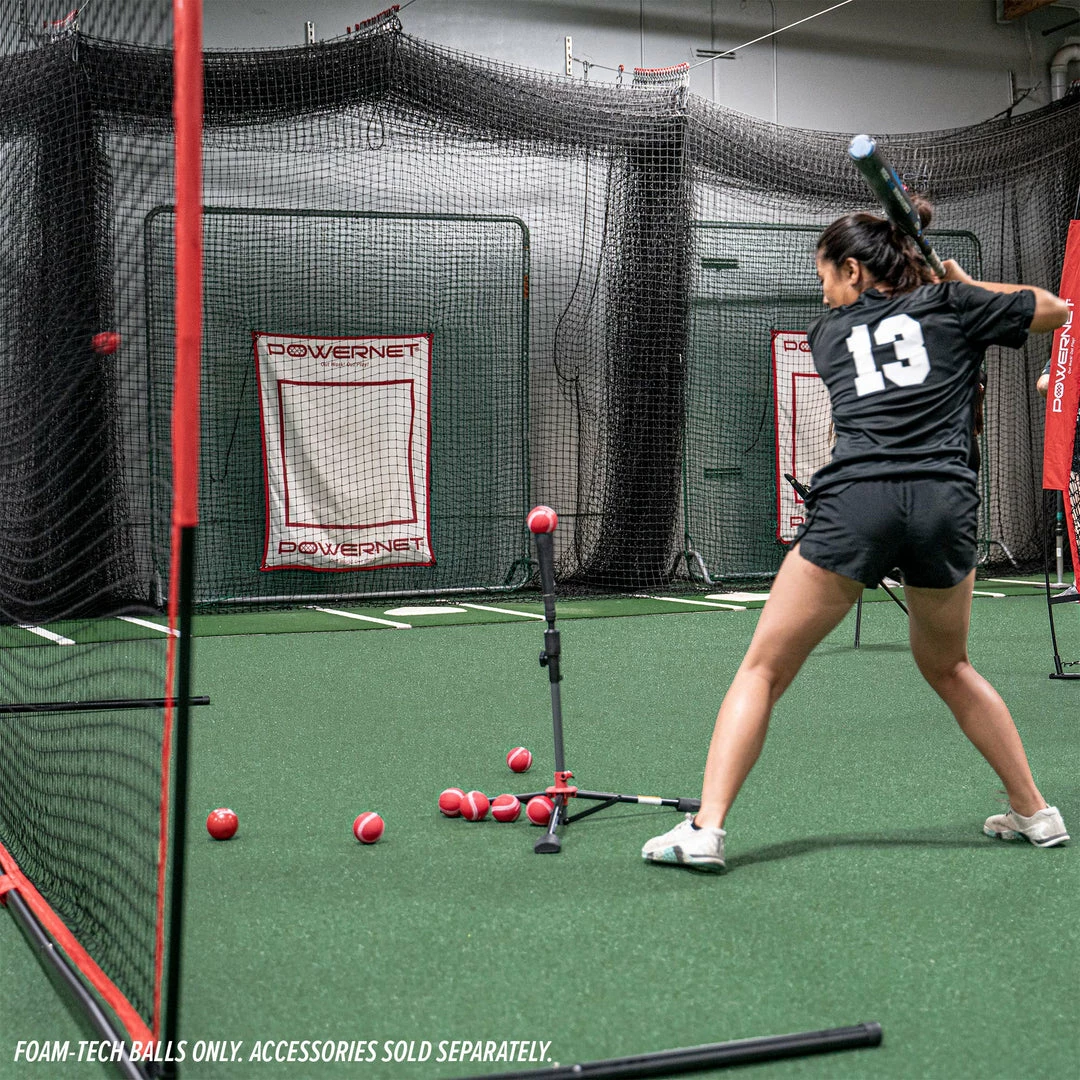 PowerNet Foam-Tech Utility Training Balls | Baseball Size | Dent-Proof TRAINING AIDS 8 PowerNet Foam-Tech Utility Training Balls | Baseball Size | Dent-Proof TRAINING AIDS