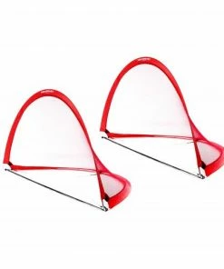 PowerNet Popup Soccer Goals Portable Net 2 Goals + 1 Carrying Bag