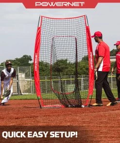 PowerNet I-Screen W/ Frame + Infielder Net Bundle