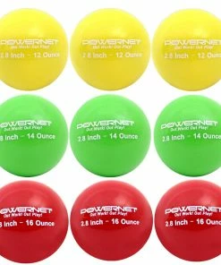 PowerNet 2.8" Weighted Hitting Batting Progressive Training Balls LITE (9 Pack)