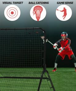 PowerNet Baseball And Softball Adjustable Pitch-Back Rebounder