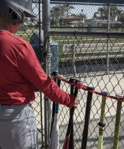 PowerNet Dugout Organization Dugout Bundle | Baseball Softball Bat Fence Rack + Fence Hook + Gear Hanger