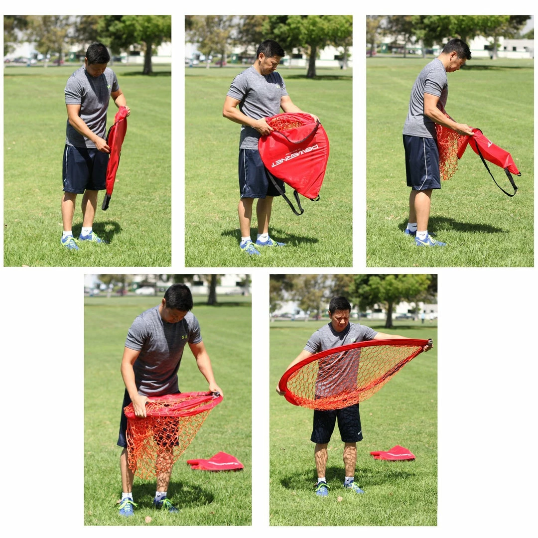PowerNet Popup Soccer Goals Portable Net 2 Goals + 1 Carrying Bag 11 PowerNet Popup Soccer Goals Portable Net 2 Goals + 1 Carrying Bag