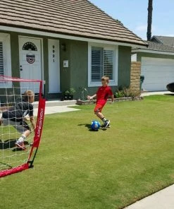 PowerNet Soccer Goal 8x4 Portable Bow Style Net 1 Goal+1 Carrying Bag