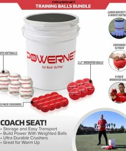 PowerNet Softball Training Ball Bundle