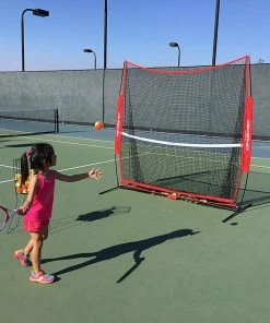 PowerNet Tennis Nets 7x7 Ft Portable Tennis Net And Pickleball Trainer