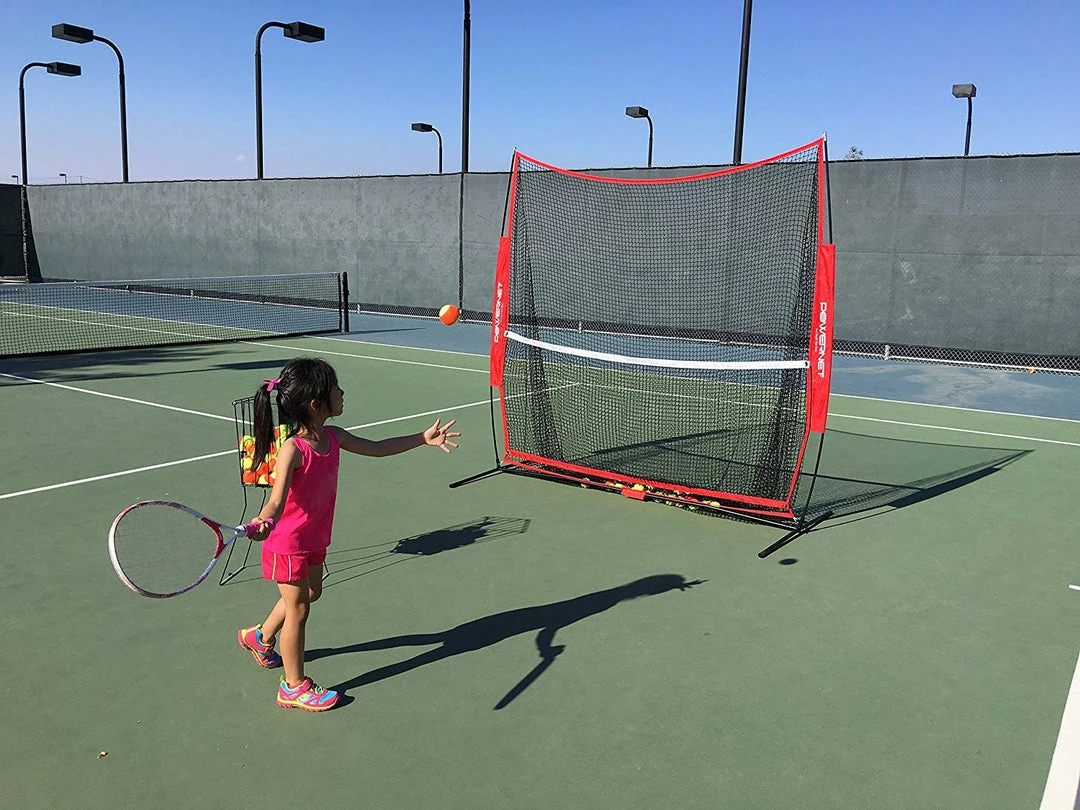 PowerNet Tennis Nets 7x7 Ft Portable Tennis Net And Pickleball Trainer 2 PowerNet Tennis Nets 7x7 Ft Portable Tennis Net And Pickleball Trainer