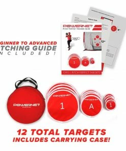 PowerNet 8x8 Practice Net Pitching Bundle HITTING NETS