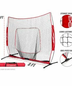 PowerNet HITTING NETS 8x8 XLP PRO Net | One Piece Frame