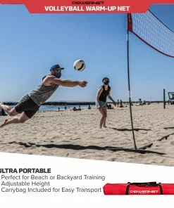 PowerNet Freestanding Volleyball Warm Up Net