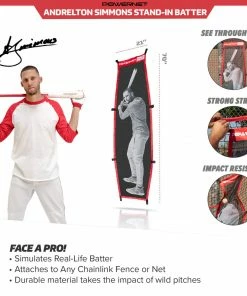 PowerNet Andrelton Simmons Stand-in Batter Pitch Training