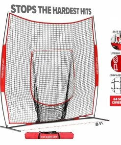 PowerNet HITTING NETS 8x8 Practice Net | 64 SqFt Coverage!