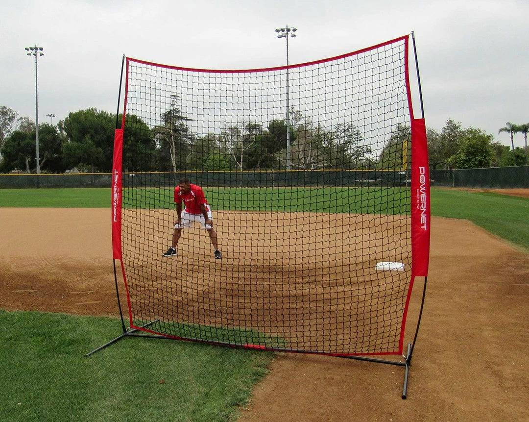 PowerNet Barriers 8x8 Barrier Screen Net For Baseball Softball Lacrosse Portable Protection System 3 PowerNet Barriers 8x8 Barrier Screen Net For Baseball Softball Lacrosse Portable Protection System