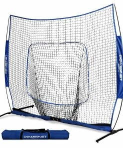 PowerNet HITTING NETS 8x8 XLP PRO Net | One Piece Frame