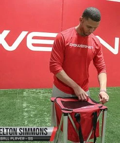 PowerNet Ball Caddies Wheeled Ball Caddy Cart For Baseball Softball And Tennis