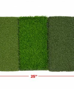 PowerNet Golf Hitting Mat | Artificial Tri-Turf Grass | 25" X 16"