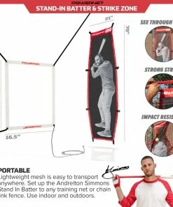 PowerNet Andrelton Simmons Stand-in Batter Pitch Training