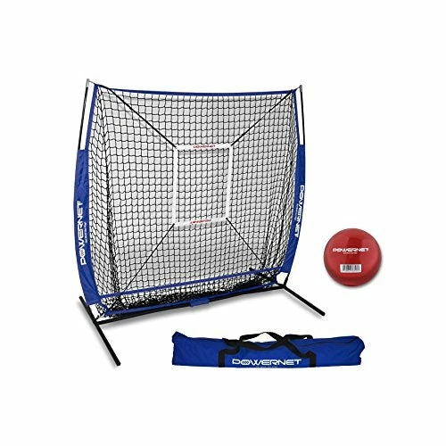 PowerNet 5x5 Practice Net + Strike Zone + Weighted Training Ball Bundle HITTING NETS 5 PowerNet 5x5 Practice Net + Strike Zone + Weighted Training Ball Bundle HITTING NETS