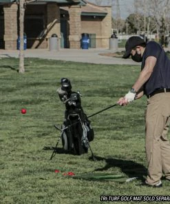 PowerNet 3 Piece Golf Chipping Net + 16 Pk Foam Practice Golf Balls