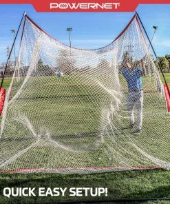PowerNet Golf Net | Use Real Or Practice Balls Indoor Or Outdoor Use (10' X 7')