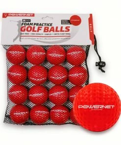 PowerNet 16 Pack Practice Foam Golf Balls